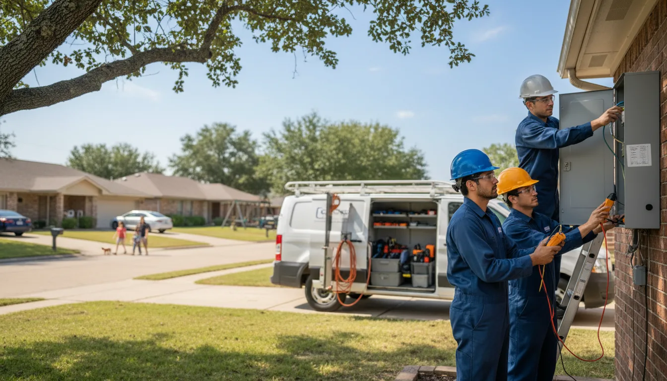 Certified electrician providing emergency electrical services in Black Creek, WI